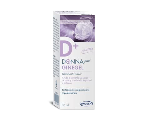 DONNAplus Ginegel | Gel Hidratante Vulvar para el Bienestar Íntimo, Sequedad e Irritación - 35 ml, 1, 1 unidad
