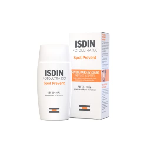 ISDIN Foto Ultra 100 Spot Prevent Fotoprotector Facial Fluido (SPF 50+) - 50 ml. -1 unidad