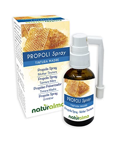 Propóleo Spray (Propolis) resina Tintura Madre alcohólica NATURALMA | Extracto líquido 30 ml | Complemento alimenticio