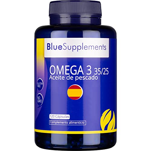 Omega 3 DHA EPA Aceite de Pescado - 120 Perlas, 40 Días de Tratamiento - Ayuda a Mejorar la Concentración y la Memoria, Reduce Fatiga Física, Dolor Articular, Debilidad Muscular