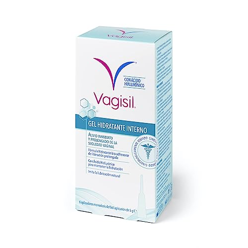 Vagisil Gel Hidratante Vaginal Interno En Monodosis Con Ácido Hialurónico, Lubricación Inmediata E Hidratación Prolongada, 30 gr, 6 uds. x 5 gr