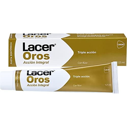 LACER Oros pasta dentífrica protección bucodental integral con flúor tubo 125 ml