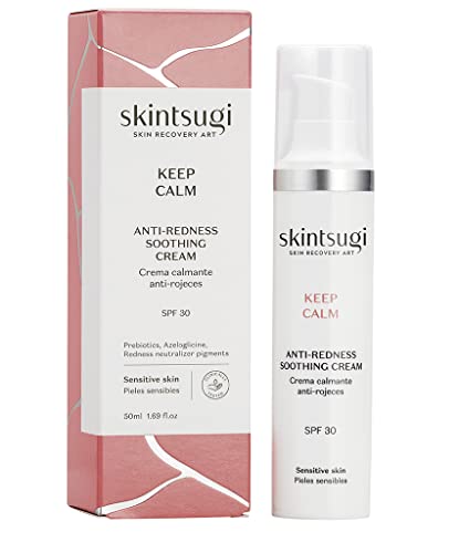 skintsugi - Keep Calm - Crema Calmante Anti-Rojeces - Cuidado de la Piel - Acción Preventiva y Correctora - Protección Solar SPF30-50ML