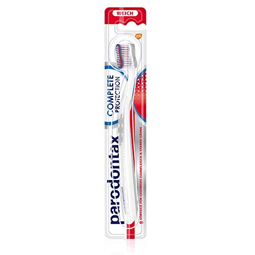 Parodontax Complete Protection - Cepillo de dientes suave para dientes fuertes y encías sanas, 1 unidad