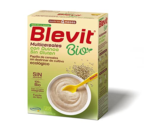 Blevit Plus Bio Multicereales con Quinoa - Papilla de Cereales para Bebé 100% Ecológica - Facilita la Digestión solo con Cereales Integrales - Sin Azúcares Añadidos, 250g