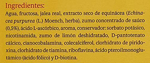 Black Bee Jalea Real Inmuno Kids, Complemento Alimenticio con Equinácea y 10 Vitaminas, Sabor a Fresa - 20 Ampollas